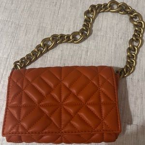 Orange Zara purse